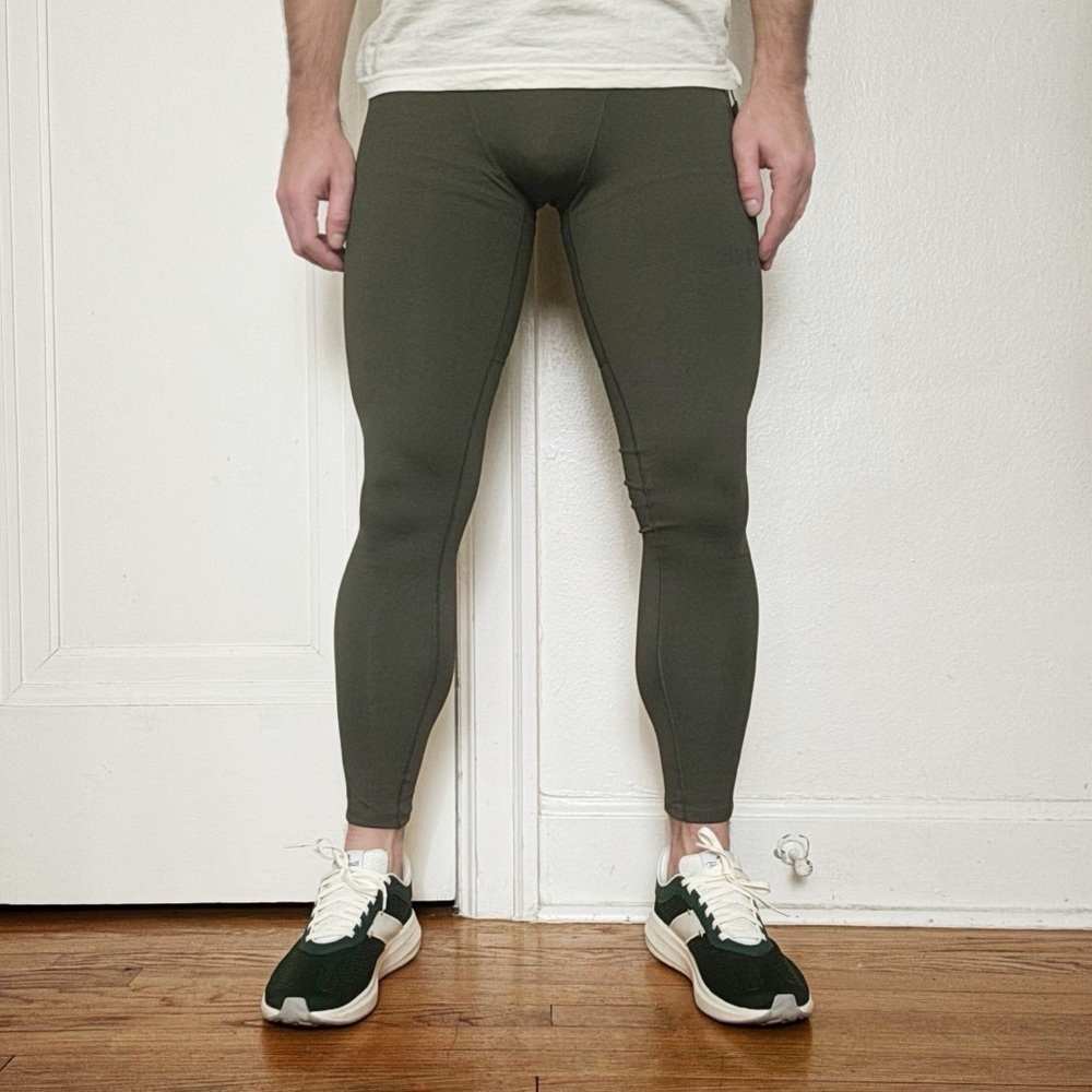 Nobull Men’s 27” Compression Tight Army Green Size Medium New